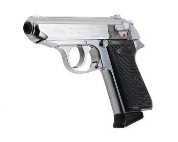 Marushin Walther PPK/S Model Gun - Silver 0