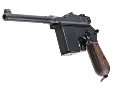 Marushin M712 Matt Black Normal Barrel Green Gas Airsoft Pistol 0