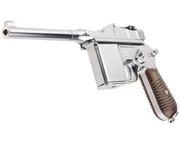 Marushin M712 Silver Normal Barrel Green Gas Airsoft Pistol 0