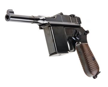 Marushin M712 W Deep Black Short Barrel Green Gas Airsoft Pistol 0