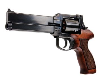 Marushin Mateba Gas Revolver 6 inch - W Deep Black (Wood Grip Version) 0