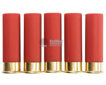 Maruzen M870 / M1100 Shotgun Shell Cartridge - Red (5pcs/set) 0