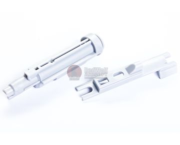 G&P Tokyo Marui MWS GBBR Airsoft Reinforced Drop in Complete Nozzle Set - Gray 0