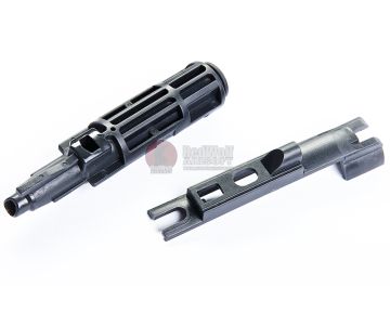 G&P Tokyo Marui MWS GBBR Airsoft Drop in Complete Nozzle Set (Reinforced) - Gun Metal Gray 0