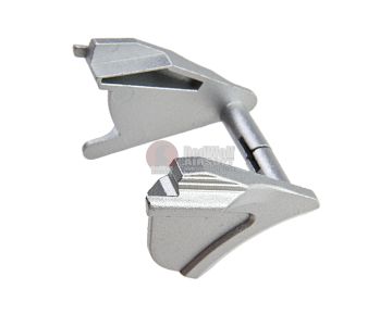 Nine Ball Custom Safety Lever (Double) for Tokyo Marui Hi-Capa 5.1/4.3 GBB - Silver 0