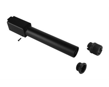 Nine Ball Non-Recoil 2 Way Outer Barrel w/ 14mm CCW Adapter for Umarex (VFC) G17 Gen 4 GBB Airsoft - BK 0