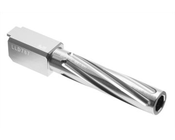 Nine Ball Non-Recoil Fluted Outer Barrel NEO for Tokyo Marui G19 Gen 3/Gen 4 GBB Airsoft-Silver 0