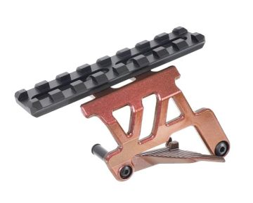 Nine Ball Tokyo Marui Hi Capa Aluminum Optic Base Mount NEO - ZANSHIN - Kurenai Red 0