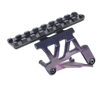 Nine Ball Aluminum Optic Base Mount NEO - ZANSHIN for Tokyo Marui Hi Capa 5.1 / 4.3 GBB - Murasaki Purple 0