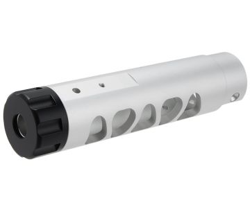 Narcos Airsoft Action Army AAP 01 Front Barrel Kit (Type 3) (CNC Aluminum 6061) - Silver 0
