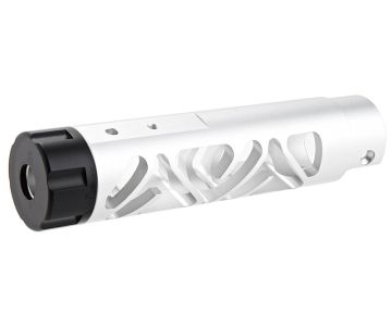 Narcos Airsoft Action Army AAP 01 Front Barrel Kit (Type 6) (CNC Aluminum 6061) - Silver 0