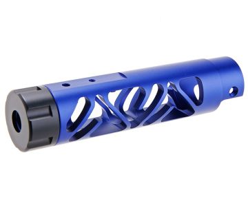 Narcos Airsoft Action Army AAP 01 Front Barrel Kit (Type 6) (CNC Aluminum 6061) - Blue 0