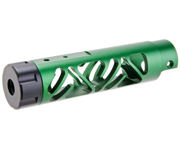 Narcos Airsoft Action Army AAP 01 Front Barrel Kit (Type 6) (CNC Aluminum 6061) - Green 0