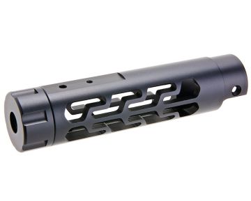 Narcos Airsoft Action Army AAP 01 Front Barrel Kit (Type 7) (CNC Aluminum 6061) - Black 0