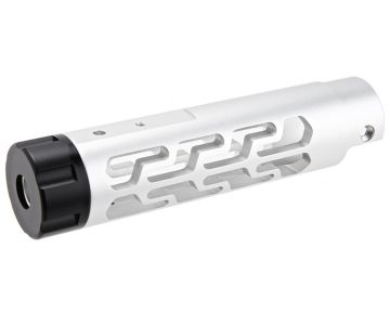 Narcos Airsoft Action Army AAP 01 Front Barrel Kit (Type 7) (CNC Aluminum 6061) - Silver 0