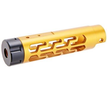 Narcos Airsoft Action Army AAP 01 Front Barrel Kit (Type 7) (CNC Aluminum 6061) - Gold 0