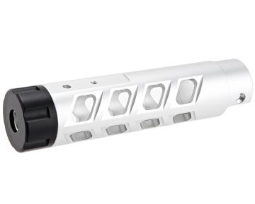 Narcos Airsoft Action Army AAP 01 Front Barrel Kit (Type 8) (CNC Aluminum 6061) - Silver 0