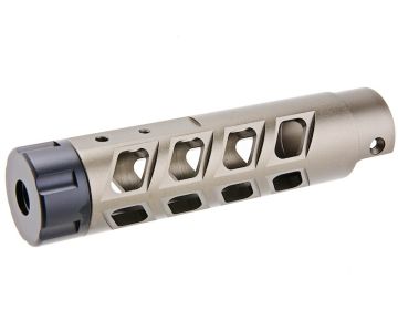 Narcos Airsoft Action Army AAP 01 Front Barrel Kit (Type 8) (CNC Aluminum 6061) - Titanium Gray 0