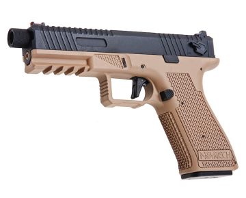 Novritsch SSE18 Full Auto / Semi AEP Airsoft Pistol - Tan  (Gen 2) 0