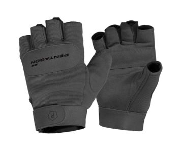 Pentagon Duty Mechanic 1/2 Gloves - S Size, BK 0