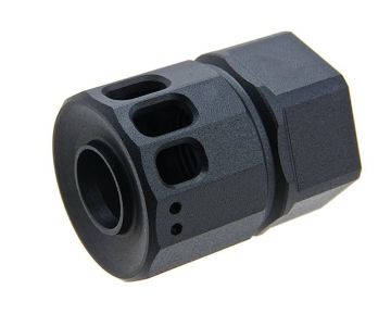 Pro Arms VP Style Compensator for Airsoft Pistol / Rifle (CNC Aluminum, 14mm CCW) 0
