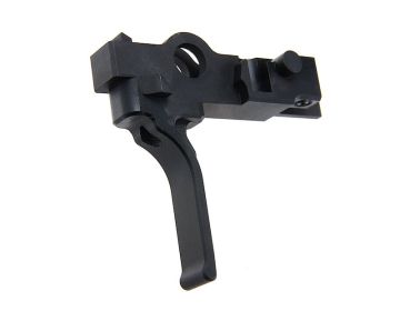 Revanchist Airsoft Tokyo Marui M4 MWS GBBR Airsoft Flat Trigger (Type B, Black) 0