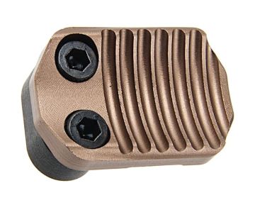 Revanchist Airsoft Tokyo Marui MWS Mag Release (Type B) - Tan 0