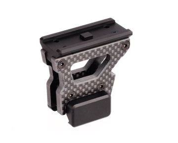 Revanchist Airsoft Modular Optics Mount for T2 Mount (2.26 inch, Black) 0
