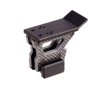 Revanchist Airsoft Modular Optics Mount for Amphibious Red Dot Sight Mount (2.26 inch, Black) 0