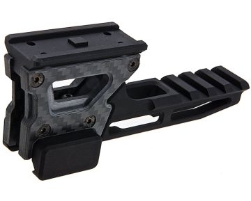 Revanchist Modular Optics Mount V2 for T2 Mount, Red Dot Mount & Laser Devices Riser (2.26 inch, BK) 0