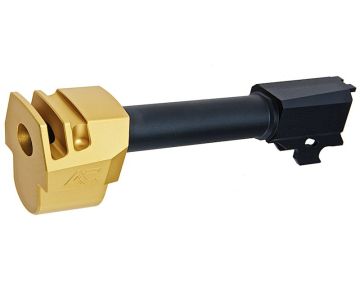 Revanchist Airsoft SIG Sauer M17/M18 GBB AC Style Compensator w/14mm CCW Threaded Outer Barrel (CNC, GD) 0