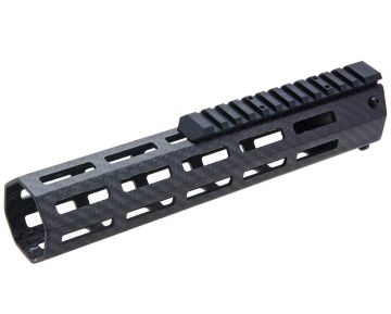 Revanchist Airsoft Tokyo Marui MWS GBBR Airsoft Lightweight Carbon Fiber M-lok Handguard Rail (9.5inch, Black) 0