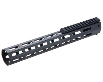 Revanchist Airsoft Tokyo Marui MWS GBBR Airsoft Lightweight Carbon Fiber M-lok Handguard Rail (12.5inch, Black 0