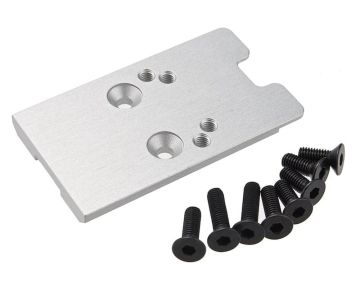 Revanchist Airsoft Novritsch SSP5 GBB Airsoft Red Dot Plate (RMR and Vector Type) - Silver 0