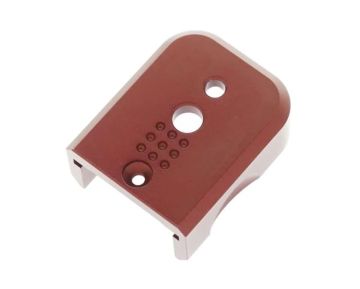 Revanchist Airsoft Hi Capa Magazine Base (Type A, Aluminum, Red) 0