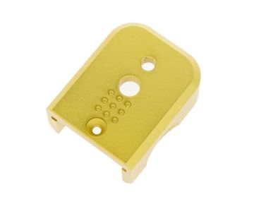 Revanchist Airsoft Hi Capa Magazine Base (Type A, Aluminum, Gold) 0