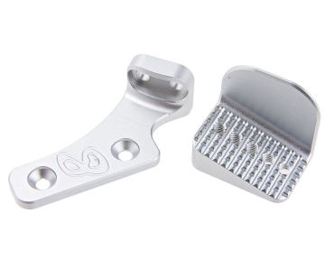 Revanchist Airsoft Tokyo Marui Hi Capa GBB Adjustable Thumb Rest (INF Style) - Silver 0