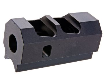 Revanchist Airsoft Tokyo Marui Hi Capa GBB Compensator (INF Style, 14mm CCW) - Black 0