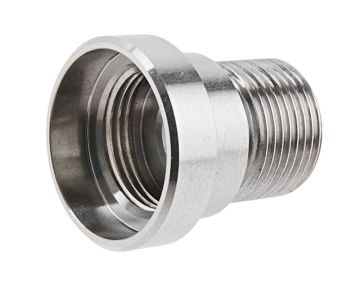 Revanchist Airsoft VFC MP5 GBB Series 14mm CCW Thread Adaptor (Stainless Steel) 0