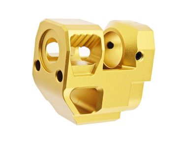 RGW SIG Sauer P320 GBB KI Velocity Compensator - Tin Gold (14mm CCW, Aluminum) 0