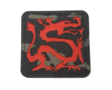 Ronin Tactics Dragon Nylon Logo Patch (Limited Edition, Black MCM) 0