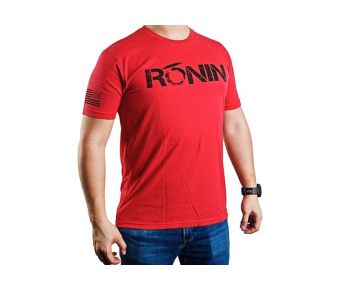 Ronin Tactics 'Vintage' T-Shirt (Vintage Red, XL Size) 0