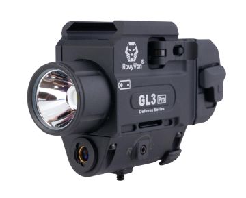 Rovyvon GL3 Pro Pistol Weapon Light / Laser Combo - Black 1