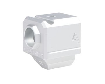 RWA Agency Arms 417 Compensator (Single Port, 14mm CCW) - Silver 0