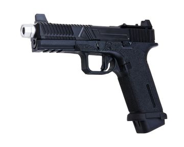 RWA Agency Arms EXA GBB Airsoft Pistol (CNC Aluminum Silver Barrel w/ RMR Mount Plate) 0