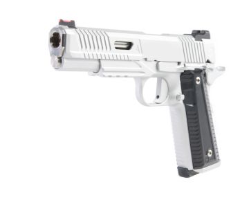 RWA Nighthawk Custom AGENT 2 Green Gas Airsoft Pistol - Cerakote Silver 0