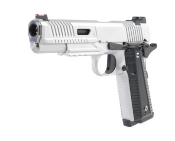 RWA Nighthawk Custom AGENT 2 Green Gas Airsoft Pistol - Cerakote Silver Black 2 Tone 0