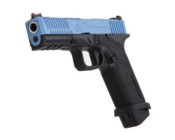 RWA Agency Arms EXA Green Gas Airsoft Pistol - Cerakote Polar Blue