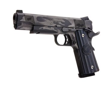 RWA Nighthawk GRP Recon CO2 Airsoft Pistol - CNC Steel Cerakote Stealth Camo 0