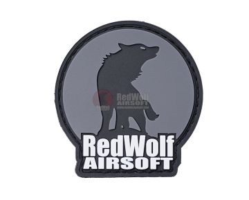 Redwolf Logo Velcro PVC Player Patch (Wolf Grey) 0